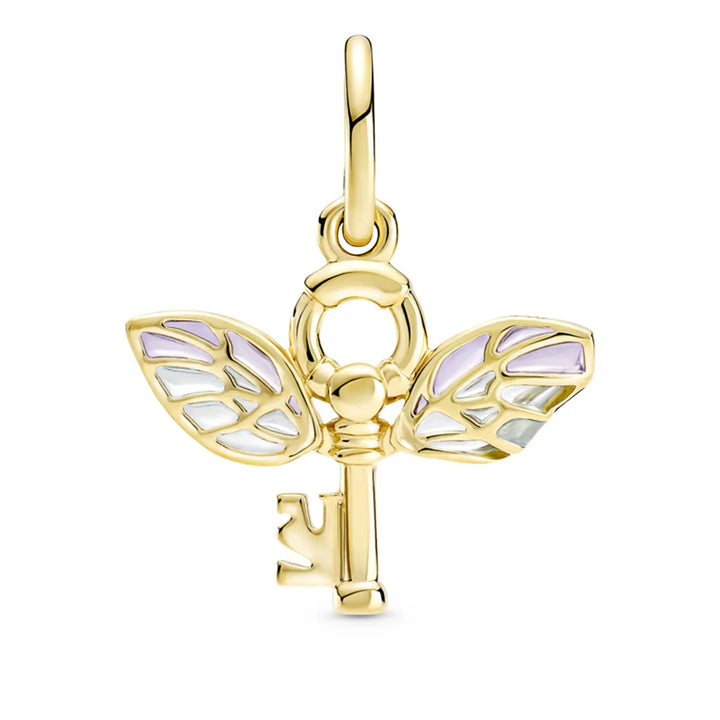 Charm Llave Voladora Dorada