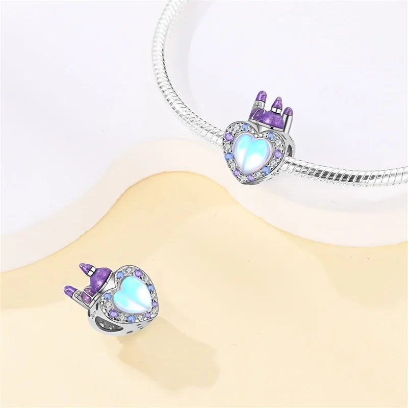 Charm Corazon Opal & Castillo