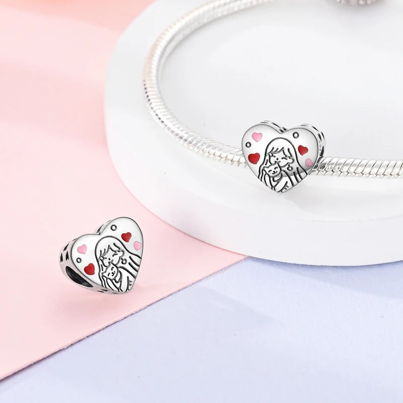 Charm Corazon de Chica & Gato