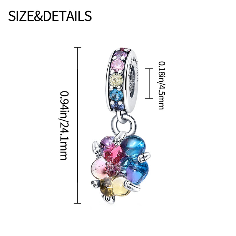 Charm Trebol de Colores