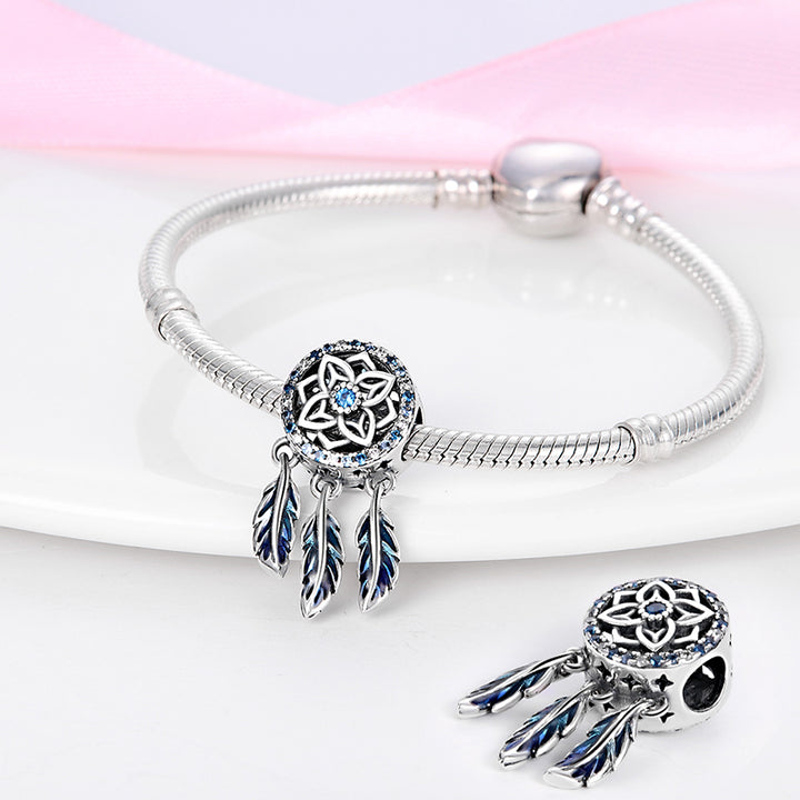 Charm Atrapasueños Mantra Azul