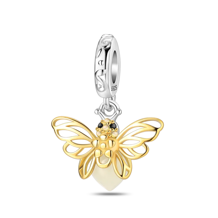 Charm Luciérnaga Amarilla Fluorescente