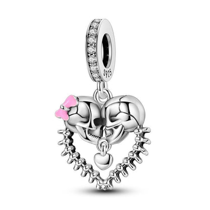 Charm Corazón de Calaveras