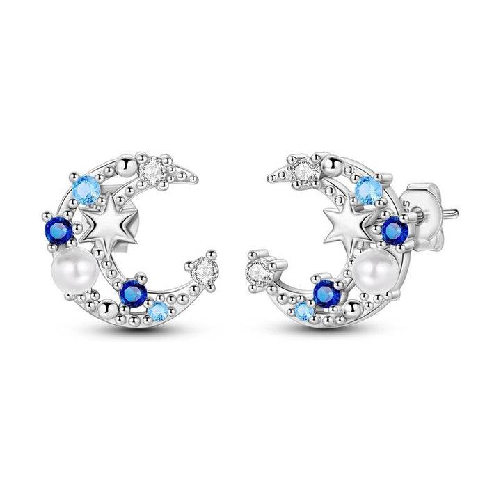 Aretes Luna de Estrellas