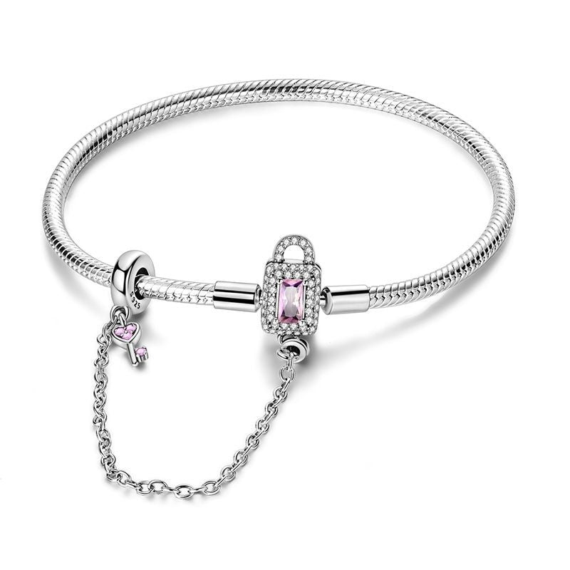 Pulsera Candado Rosa de los Secretos