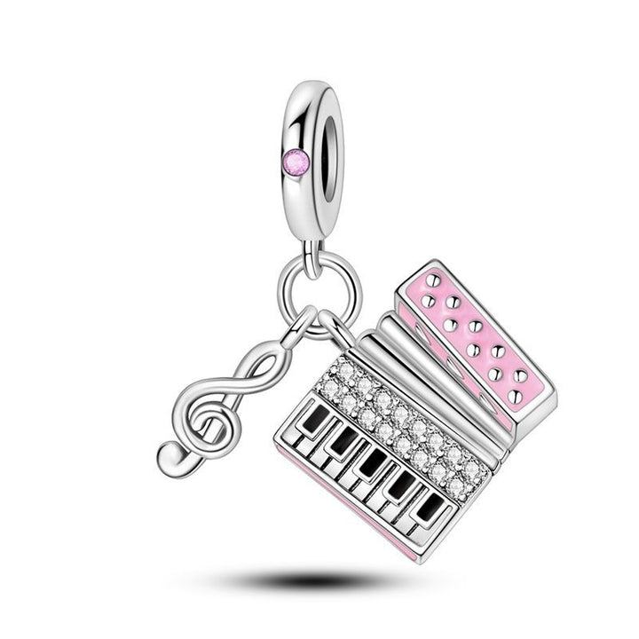 Charm Nota de Música y Acordeón