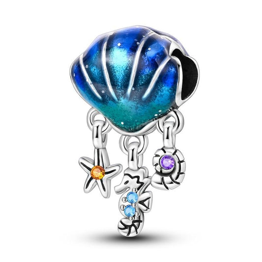 Charm Concha de Mar Azul