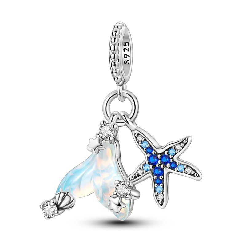 Charm Cola de Ballena Opal y Estrella de Mar