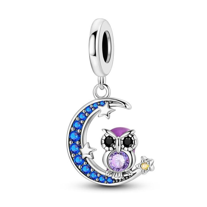 Charm Luna Azul y Búho