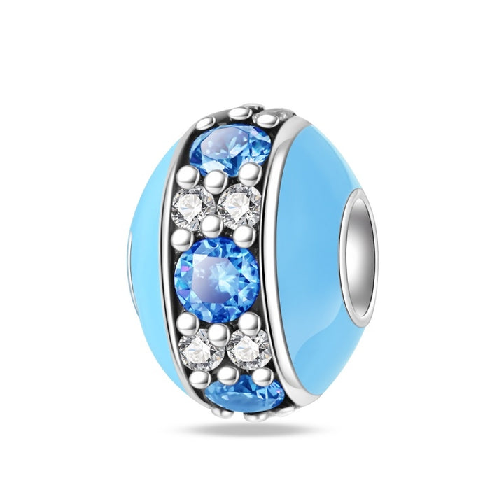 Charm Abalorio Aurora Azul