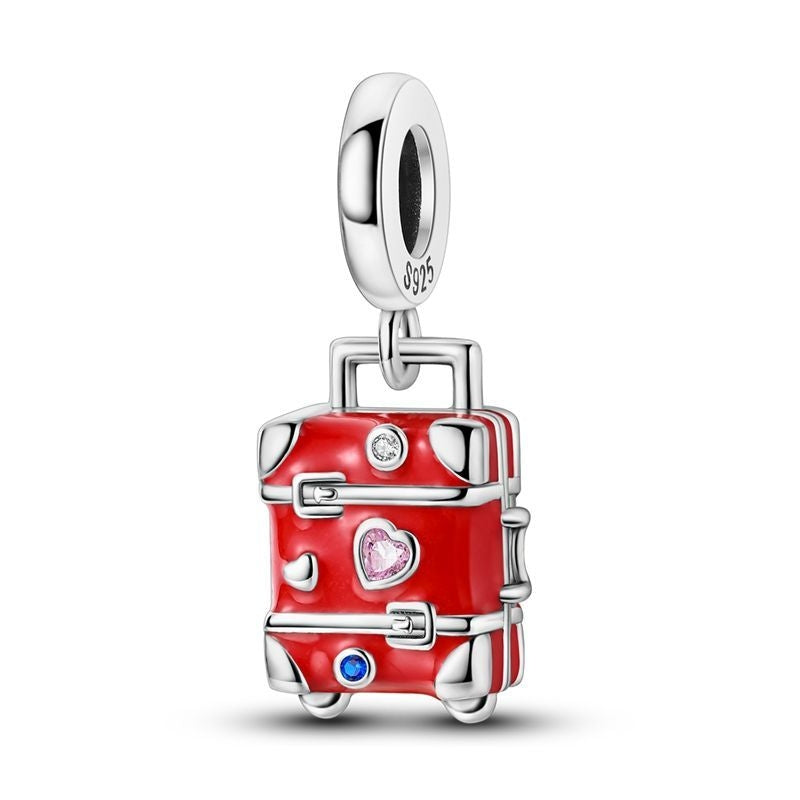 Charm Maleta Roja de Aventuras