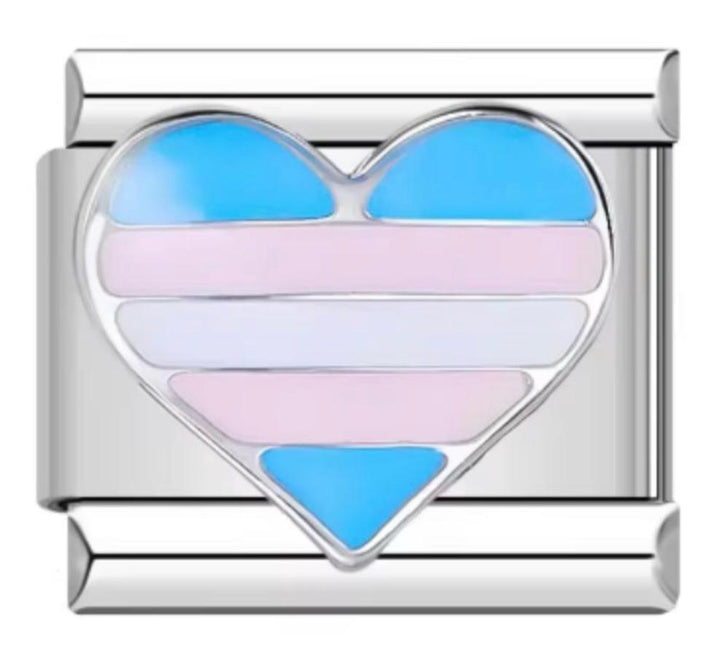 Charm Italiano Corazon Transgénero