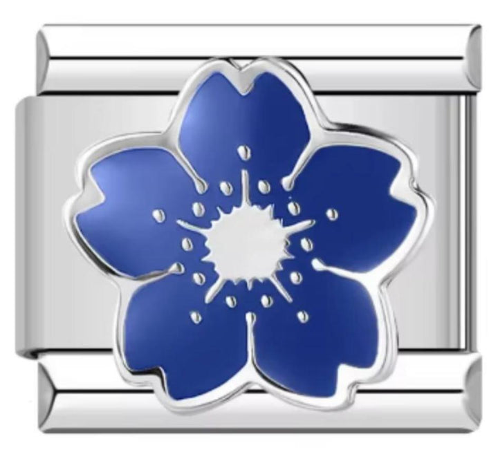 Charm Italiano Flor Azul