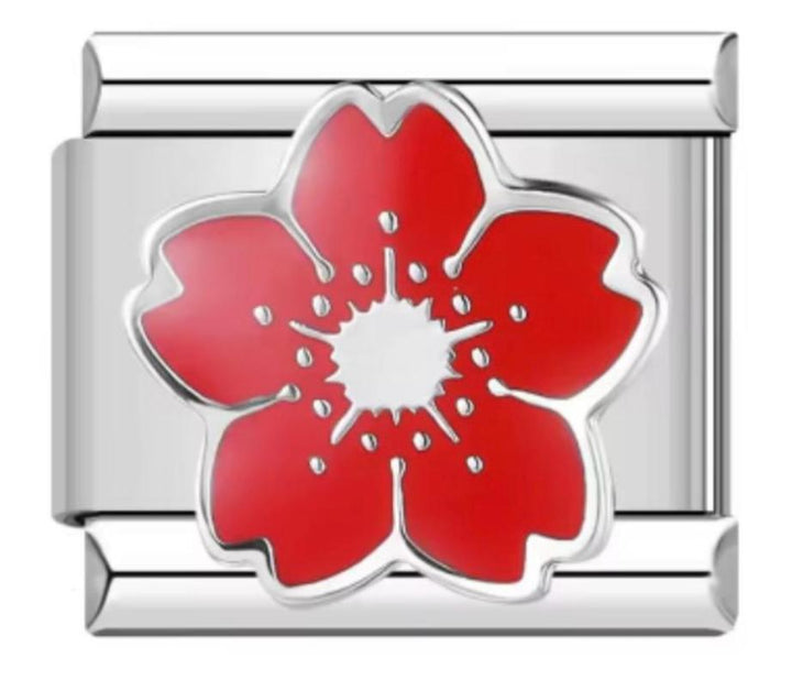 Charm Italiano Flor Roja