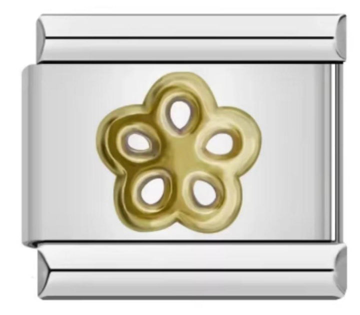 Charm Italiano Flor Dorada