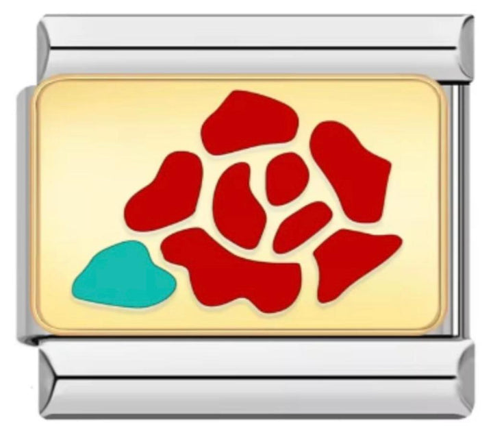 Charm Italiano Dorado & Rosa