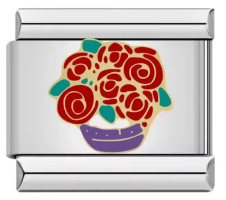 Charm Italiano Ramo De Rosas