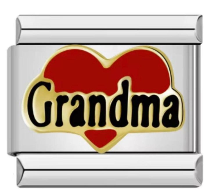 Charm Italiano Corazon Rojo Grandma