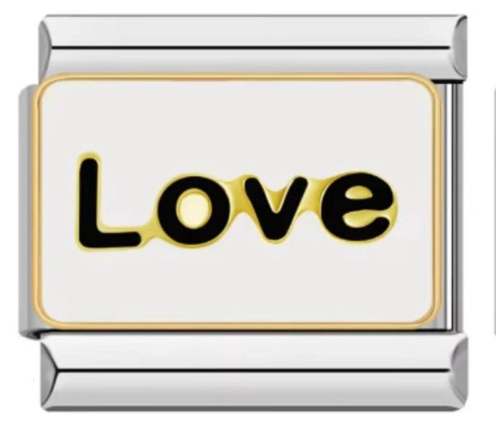 Charm Italiano LOVE Blanco