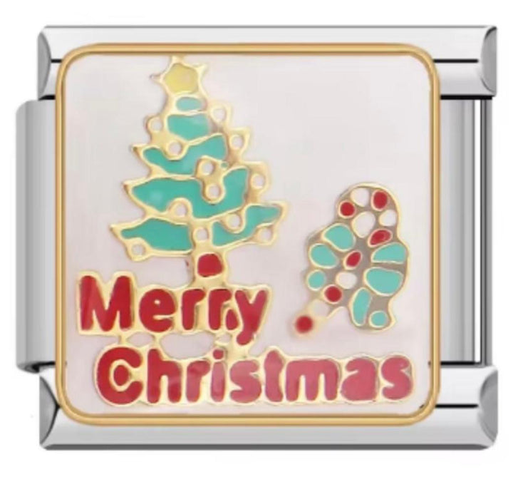 Charm Italiano Merry Christmas Arbolito