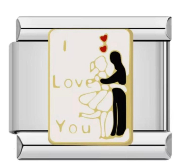 Charm Italiano I love You Pareja