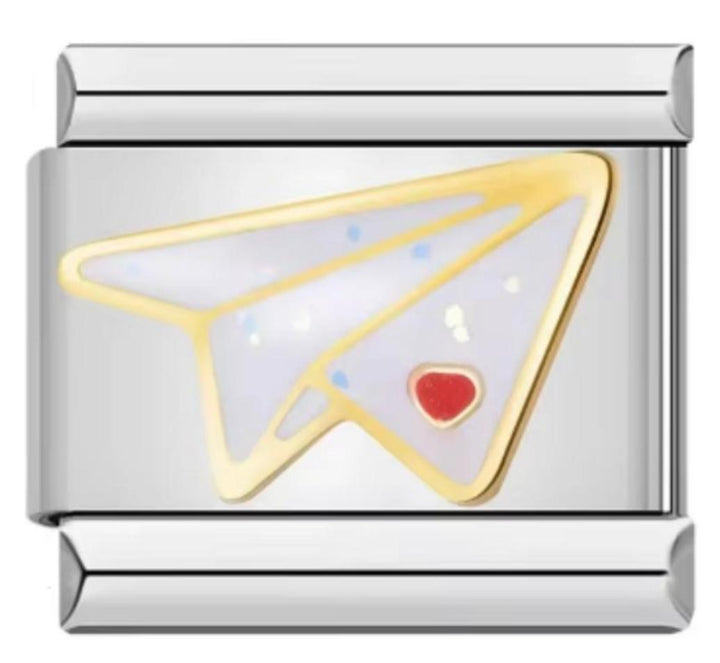 Charm Italiano Avion De Papel