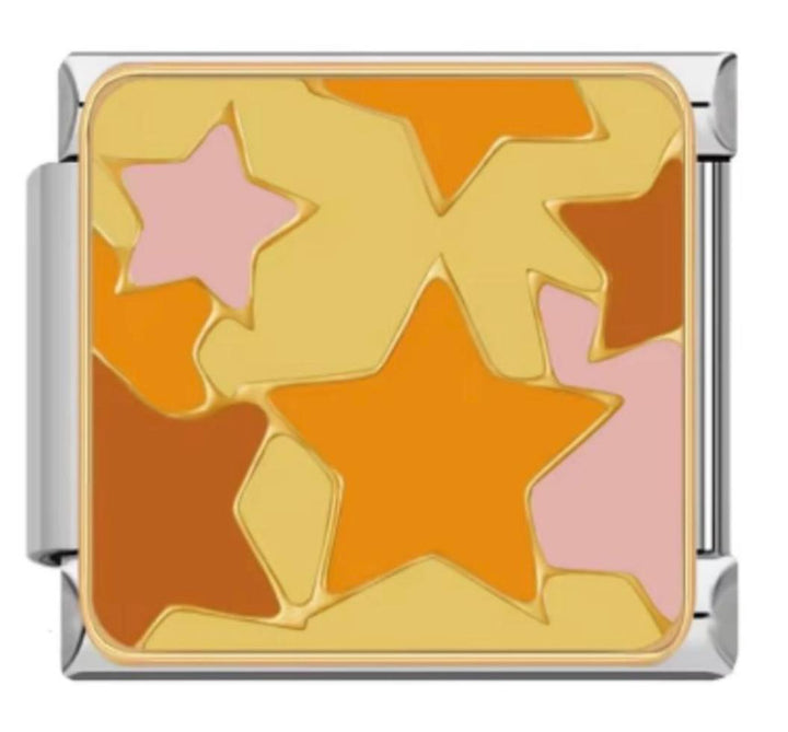 Charm Italiano Estrellas Naranjas