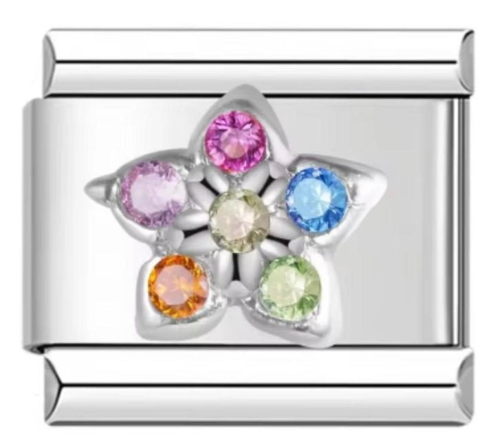 Charm Italiano Flor Diamantada