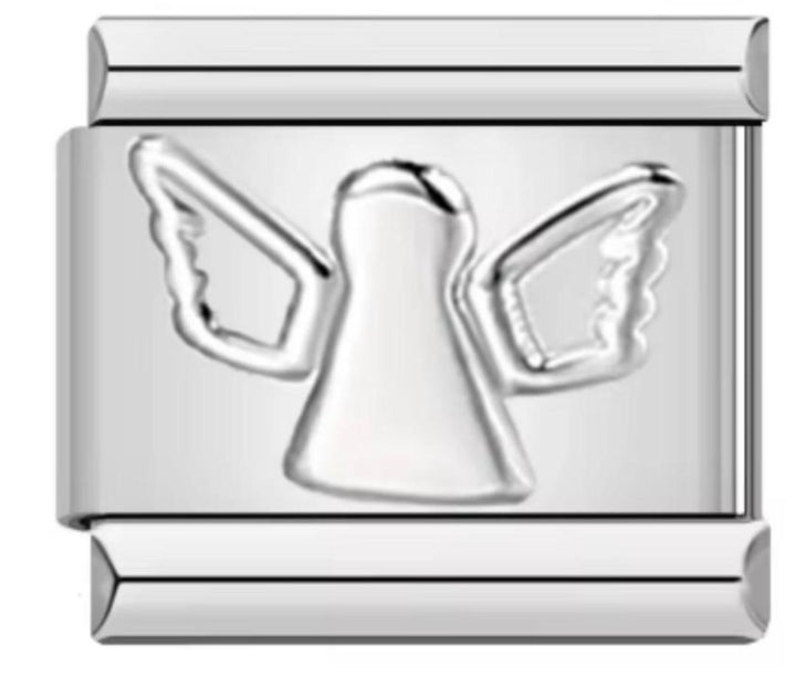 Charm Italiano Angel Plateado