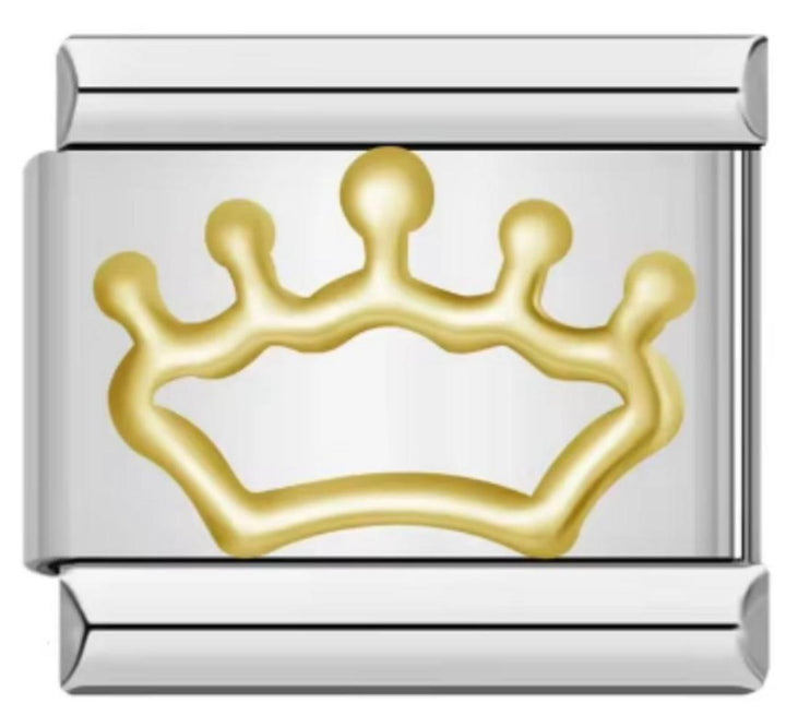 Charm Italiano Corona Dorada