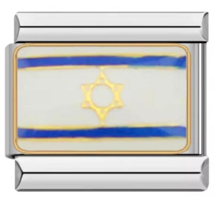 Charm Italiano Bandera De Israel
