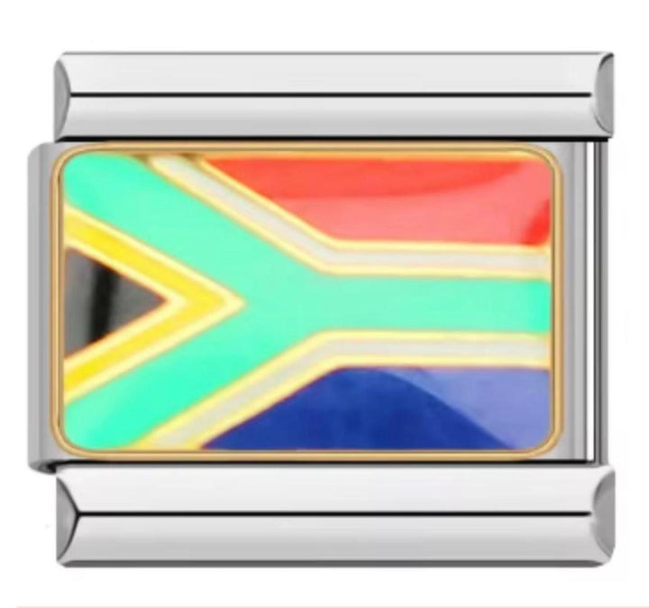 Charm Italiano Bandera De Sudafrica