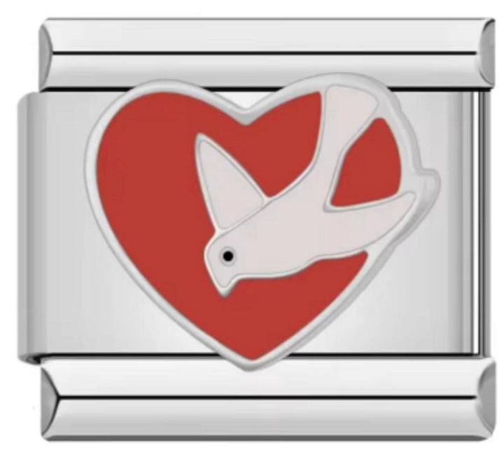 Charm Italiano Corazon & Paloma