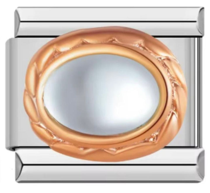 Charm Italiano Esfera Plateada