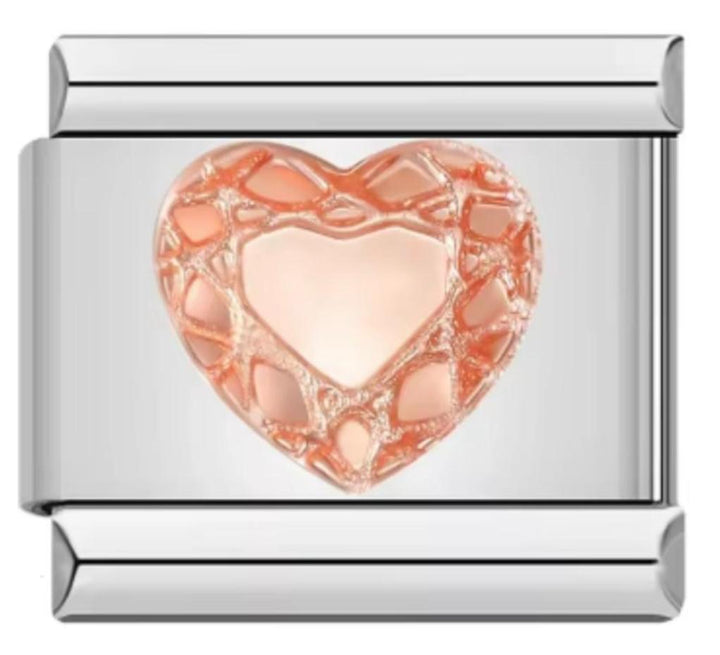 Charm Italiano Corazón Rose Gold