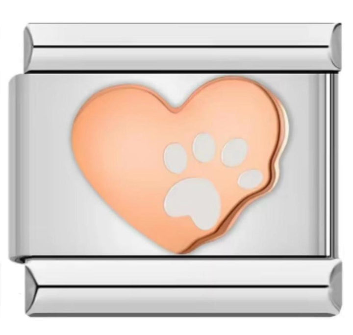 Charm Italiano Corazon Rosa Pet