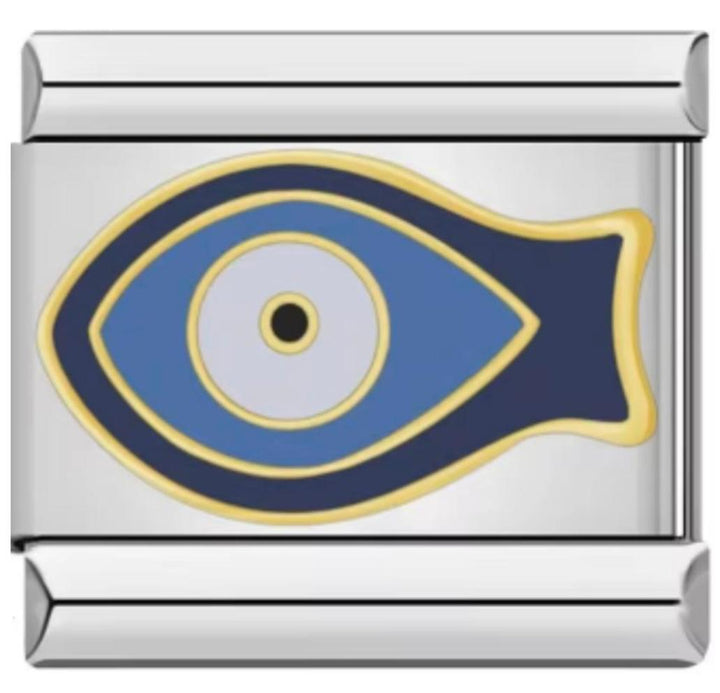 Charm Italiano Pez & Ojos De Horus