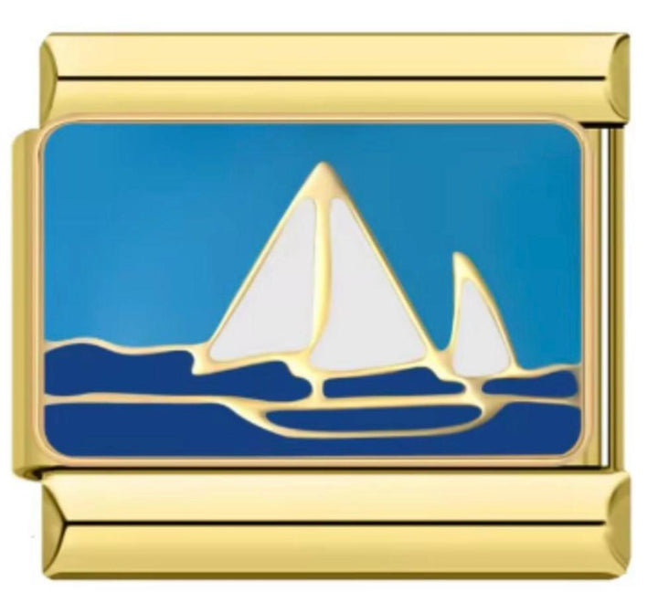 Charm Italiano Dorado Velero