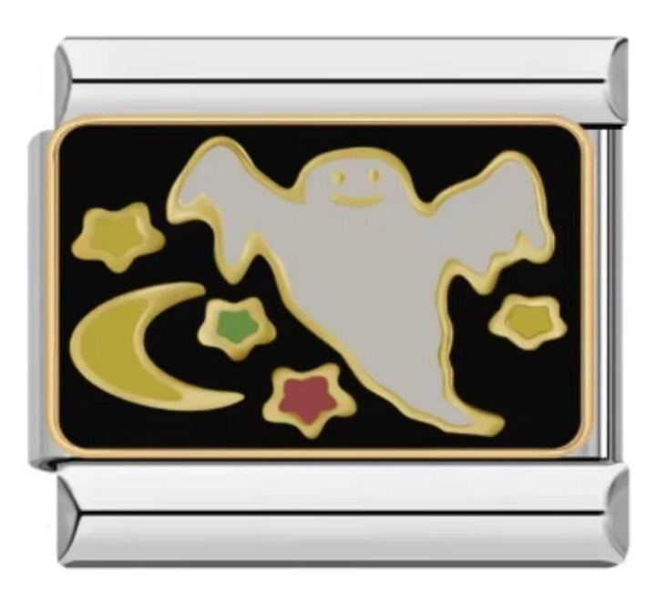 Charm Italiano Negro Fantasmas