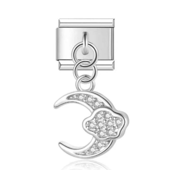 Charm Italiano Luna Colgante