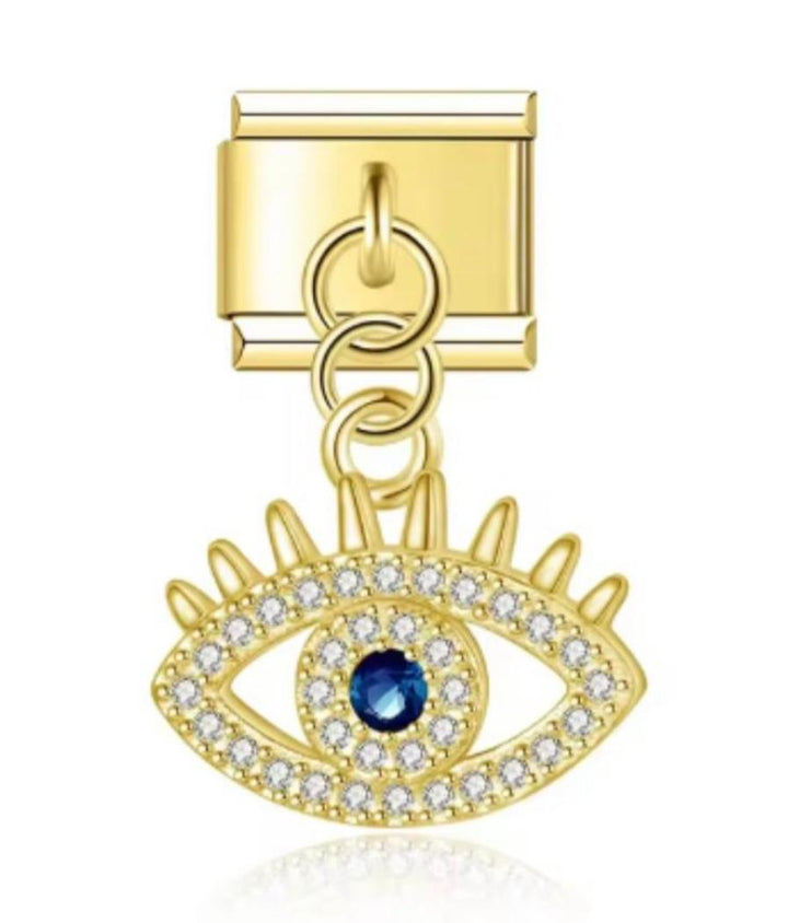 Charm Italiano Colgante Ojo de Horus Dorado