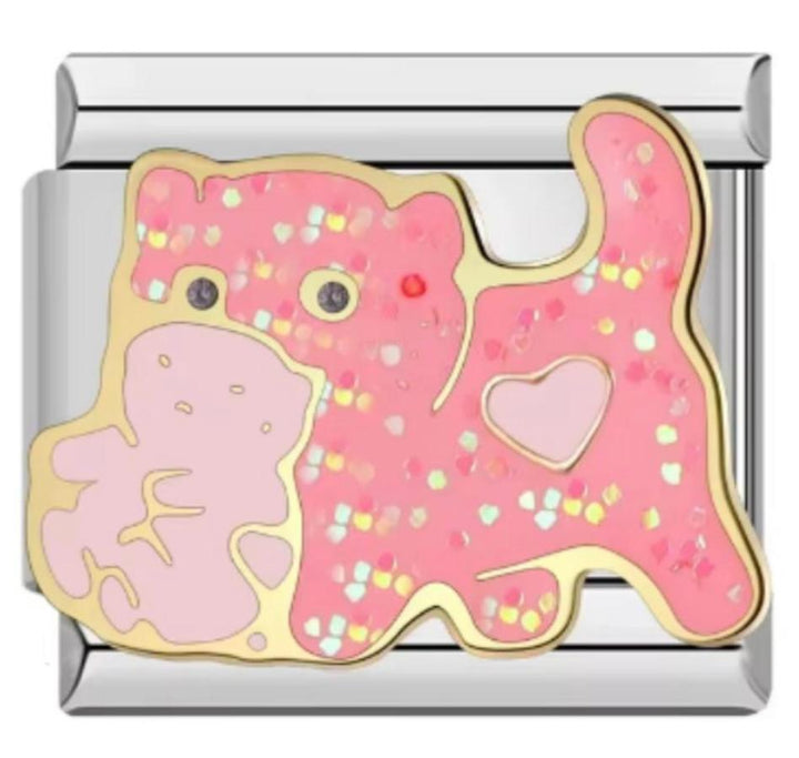 Charm Italiano Gatitos Rosas