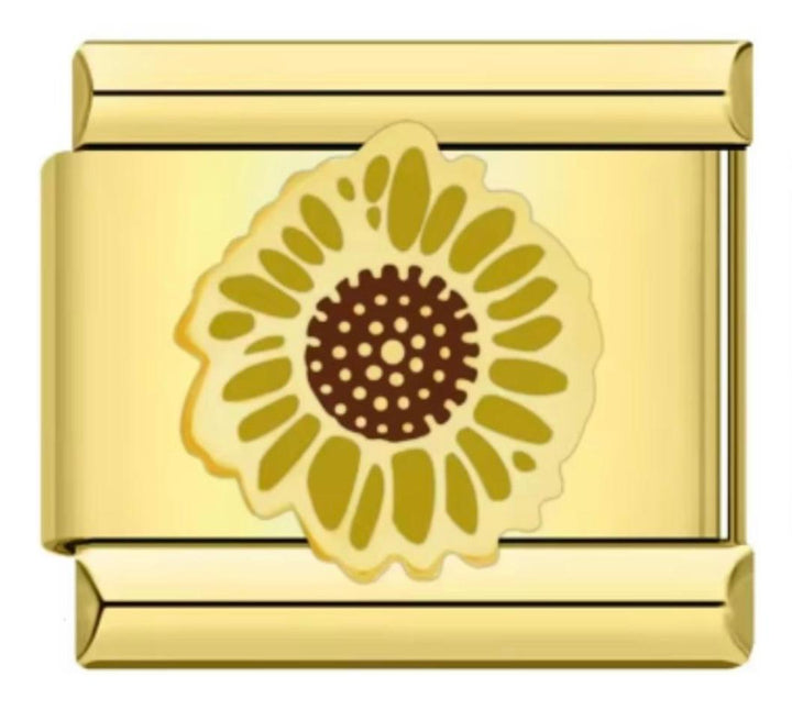 Charm Italiano Dorado Girasol