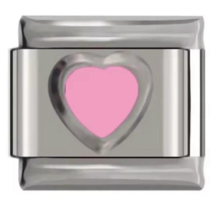 Charm Italiano Corazon Rosa