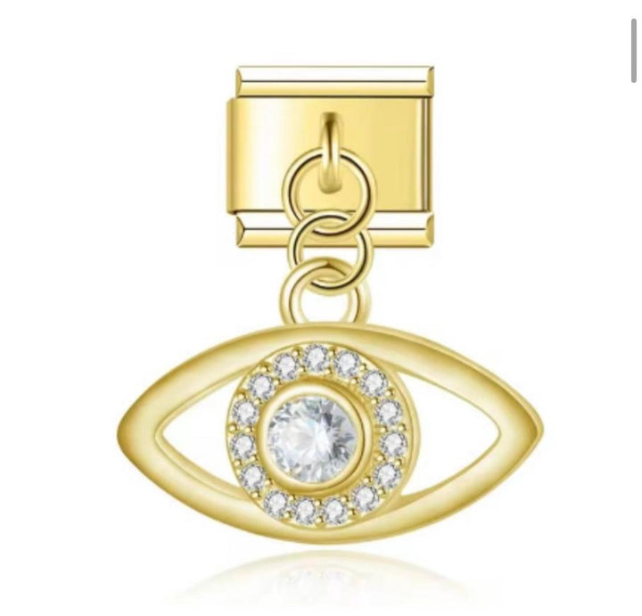 Charm Italiano Colgante Ojo de Horus Dorado