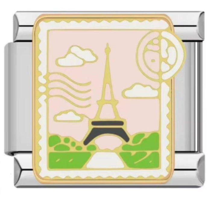 Charm Italiano Timbre Postal