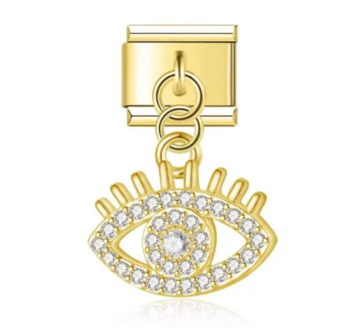 Charm Italiano Colgante Ojo de Horus Dorado