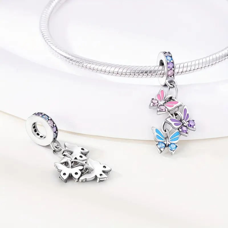 Charm Triple Mariposa