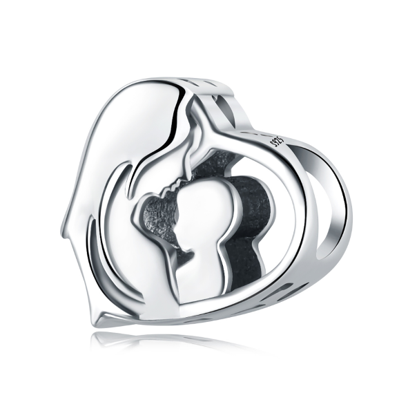 Charm Corazón de Madre y Hijo