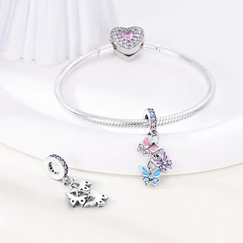 Charm Triple Mariposa